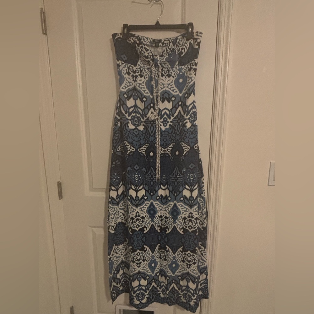 Blue and White Sundress by ELA